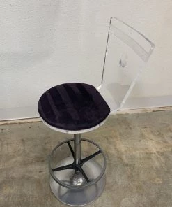 HausOfRex Set Of 2 Vintage Lucite Bar Stool 5 HausOfRex Set Of 2 Vintage Lucite Bar Stool