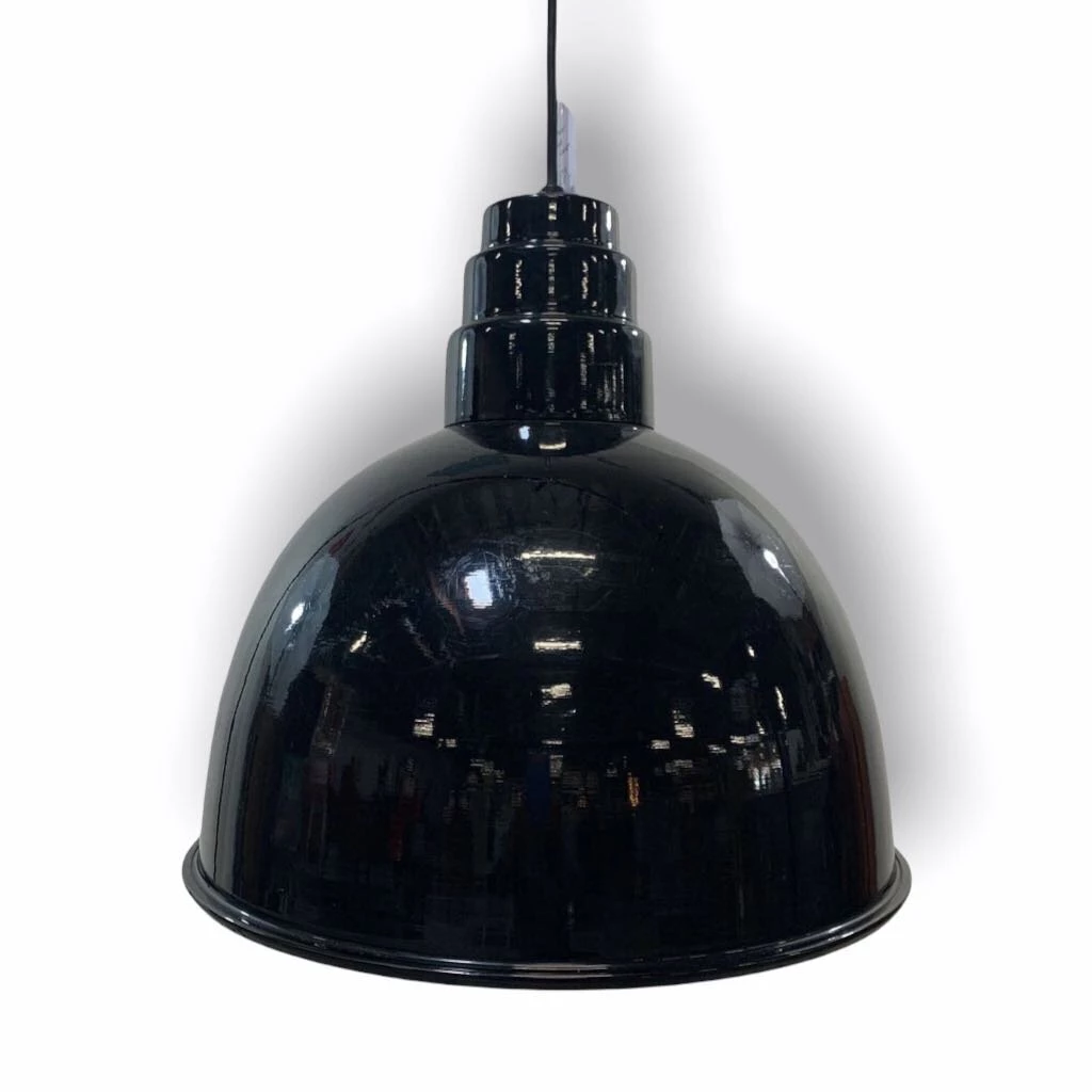 HausOfRex Black Enamel Dome Light 1 HausOfRex Black Enamel Dome Light