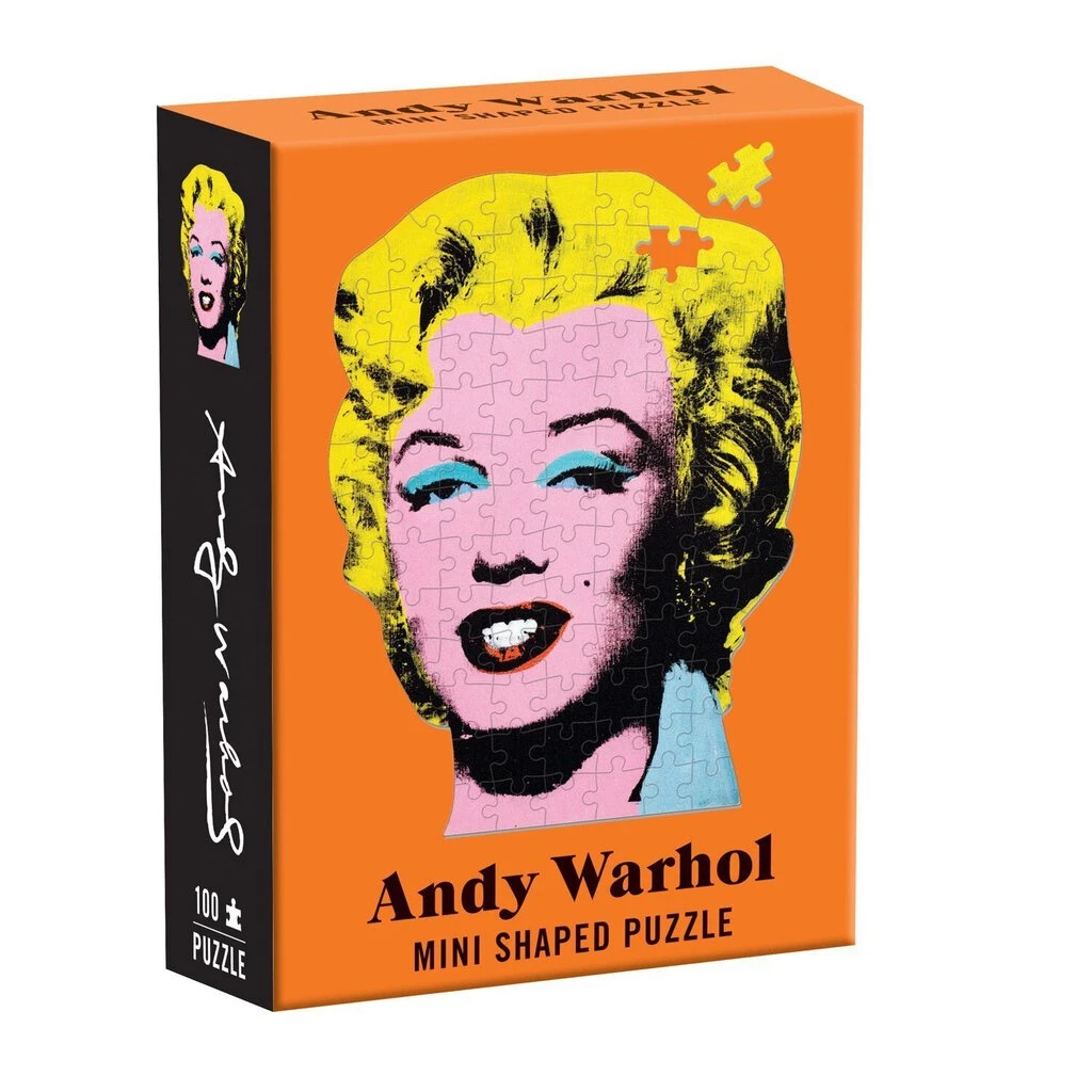 HausOfRex Andy Warhol Mini Shaped Puzzle Marilyn 1 HausOfRex Andy Warhol Mini Shaped Puzzle Marilyn