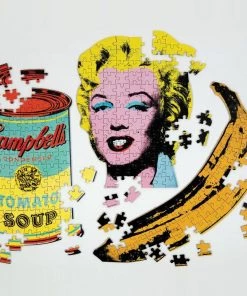 HausOfRex Andy Warhol Mini Shaped Puzzle Campbell's Soup 100 Pcs. Looking Playing Loving