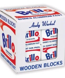 HausOfRex Andy Warhol Brillo Wooden Blocks
