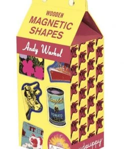HausOfRex Andy Warhol Magnets Shaped Wooden Looking Playing Loving
