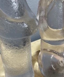 HausOfRex Looking Playing Loving Pair - Authentic Monumental Pino Signorretto Murano Kneeling Figures - SIGNED 9 HausOfRex Looking Playing Loving Pair - Authentic Monumental Pino Signorretto Murano Kneeling Figures - SIGNED