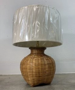 HausOfRex Mid Century Modern Rattan Table Lamp