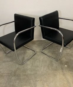 HausOfRex Pair - Italian Black Brno Chairs