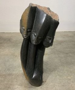 HausOfRex Looking Playing Loving Contemporary Shona African Sculpture By S.T. Masakwa