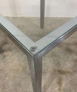 HausOfRex Pair - Cube Chrome Side Tables