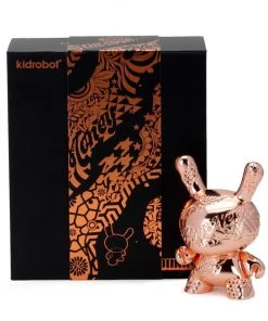 HausOfRex Looking Playing Loving Dunny New Money 5" Metal Art Figure Rose Gold