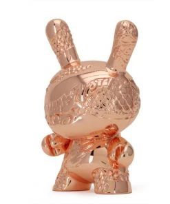 HausOfRex Looking Playing Loving Dunny New Money 5" Metal Art Figure Rose Gold