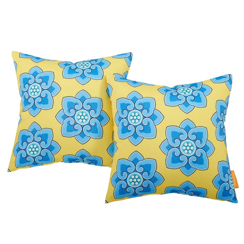 HausOfRex Decor & Accessories Indoor/Outdoor Pillow Cornflower 2 HausOfRex Decor & Accessories Indoor/Outdoor Pillow Cornflower