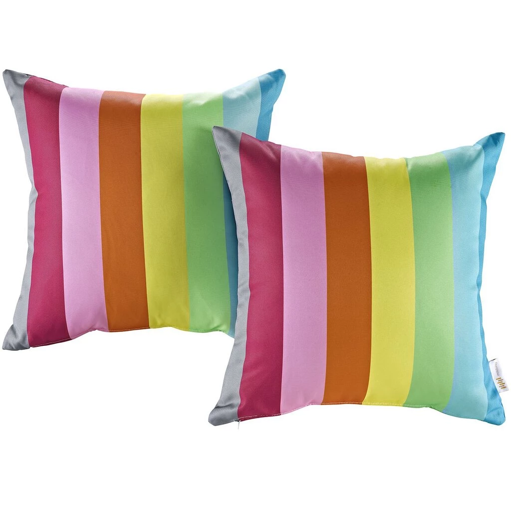 HausOfRex Decor & Accessories Indoor/Outdoor Pillow Rainbow 2 HausOfRex Decor & Accessories Indoor/Outdoor Pillow Rainbow