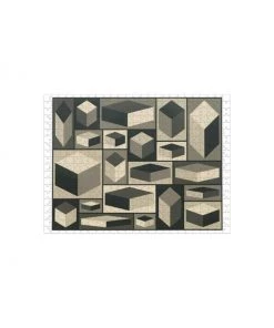 HausOfRex Sol LeWitt MoMa Distorted Cubes 2001 Double-Sided Puzzle 500 Piece Puzzle Looking Playing Loving