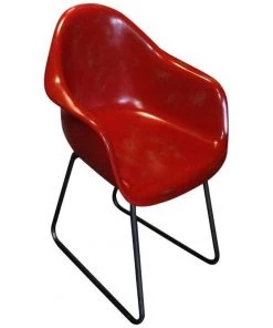 HausOfRex Dining Red Timothy Oulton Regatta Bucket Chairs, Red