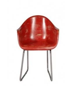 HausOfRex Dining Red Timothy Oulton Regatta Bucket Chairs, Red