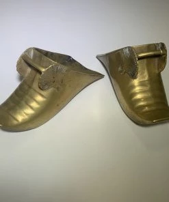 HausOfRex 19th Century Spanish Colonial 'Conquistador' Brass Stirrups - Pair Looking Playing Loving