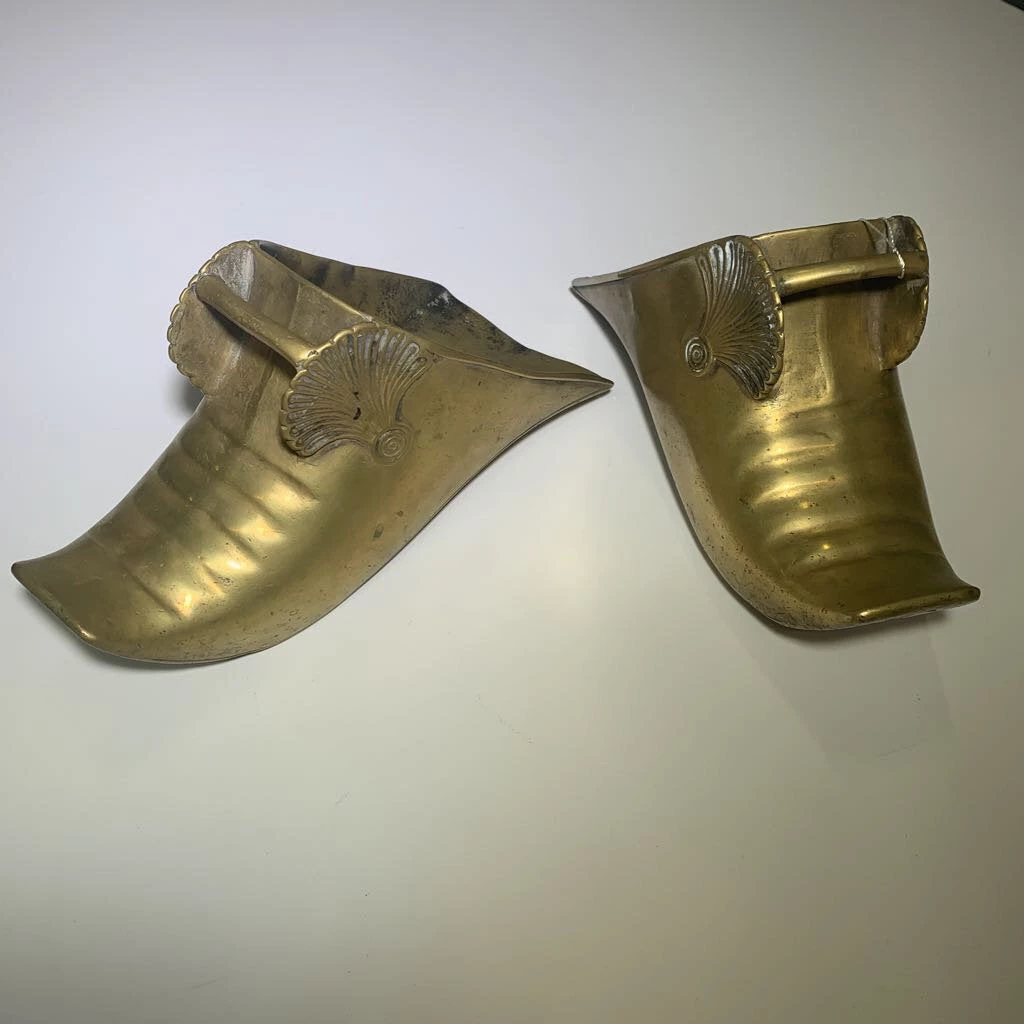 HausOfRex 19th Century Spanish Colonial 'Conquistador' Brass Stirrups - Pair Looking Playing Loving 1 HausOfRex 19th Century Spanish Colonial 'Conquistador' Brass Stirrups - Pair Looking Playing Loving