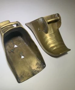 HausOfRex 19th Century Spanish Colonial 'Conquistador' Brass Stirrups - Pair Looking Playing Loving