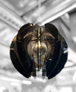 HausOfRex Geometric Acrylic Lamp, Black Lighting