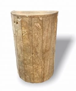 HausOfRex Travertine Loggia Pedestal Living