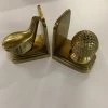 HausOfRex Looking Playing Loving Pair - Brass Finish Golf Bookends