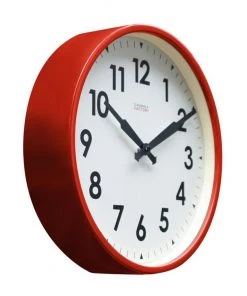 HausOfRex Looking Playing Loving Factory Red Numbers Clock