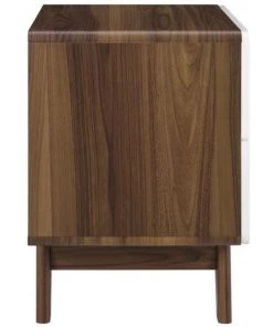 HausOfRex Sleeping The Modo Series Nightstand In Walnut/White