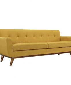 HausOfRex Gage Upholstered Fabric Sofa In Citrus