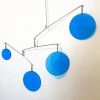 HausOfRex Looking Playing Loving Mobile Cantilevered Circles: Clear Blue