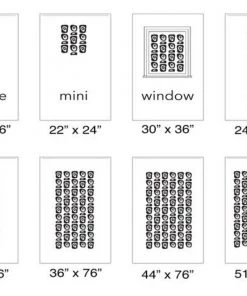 HausOfRex Looking Playing Loving Mobile Art Curtain: Coolsville / Far Out / 46 X 6