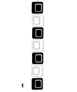 HausOfRex Looking Playing Loving Mobile Art Curtain: Coolsville / Far Out / 46 X 6