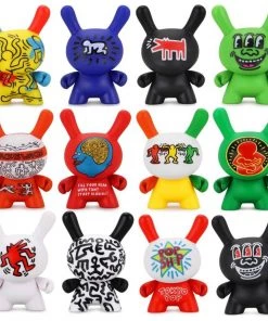 HausOfRex Keith Haring Dunny Mini Series Each Looking Playing Loving