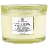 Voluspa PERUVIAN LIME JARDIN Corta Maison Candle Looking Playing Loving
