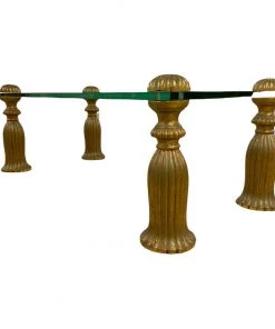 HausOfRex Living Tassel Leg Coffee Table