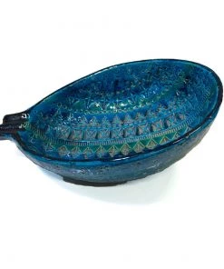 HausOfRex Bitossi 'Rimini Blue' Bowl / Ashtray By Aldo Londi (Italy) Looking Playing Loving