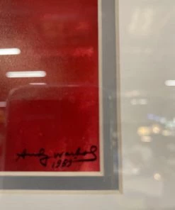 HausOfRex Andy Warhol Framed Lithograph "Rebel W/out A Cause James Dean" 21.75 X 24.75" S Looking Playing Loving