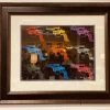 HausOfRex Looking Playing Loving Andy Warhol Framed Lithograph "Gun Circa 1982" 34.25" X 29.25" M