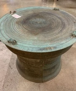 HausOfRex Thailand Vintage Patinated Bronze Rain Drum Looking Playing Loving