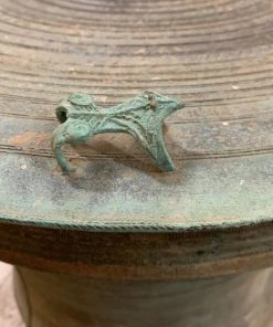 HausOfRex Thailand Vintage Patinated Bronze Rain Drum Looking Playing Loving