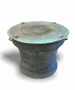 HausOfRex Thailand Vintage Patinated Bronze Rain Drum Looking Playing Loving