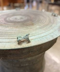 HausOfRex Thailand Vintage Patinated Bronze Rain Drum Looking Playing Loving