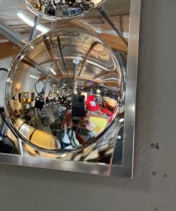 HausOfRex POP Art 9 Bubble Mirror Small Framed 19" X 19" Living