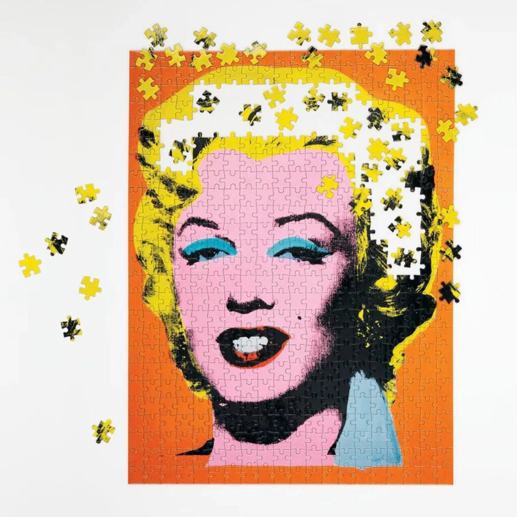 HausOfRex Andy Warhol Marilyn 2-in-1 Double-Sided Puzzle 500 Pcs. 4 HausOfRex Andy Warhol Marilyn 2-in-1 Double-Sided Puzzle 500 Pcs.