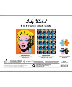 HausOfRex Andy Warhol Marilyn 2-in-1 Double-Sided Puzzle 500 Pcs. 9 HausOfRex Andy Warhol Marilyn 2-in-1 Double-Sided Puzzle 500 Pcs.