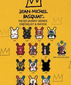 HausOfRex Basquiat Faces 3" Mini Dunny Series 2 Each 23 HausOfRex Basquiat Faces 3
