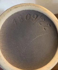 HausOfRex Looking Playing Loving Vintage 1970's Lava Vase In Orange/Yellow W/handle