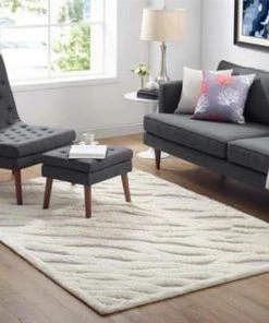 R-1155A-58 Living Wavy Shag Rug 5x8