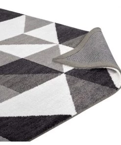 HausOfRex Geometric Triangle Area Rug 8' X 10' Living